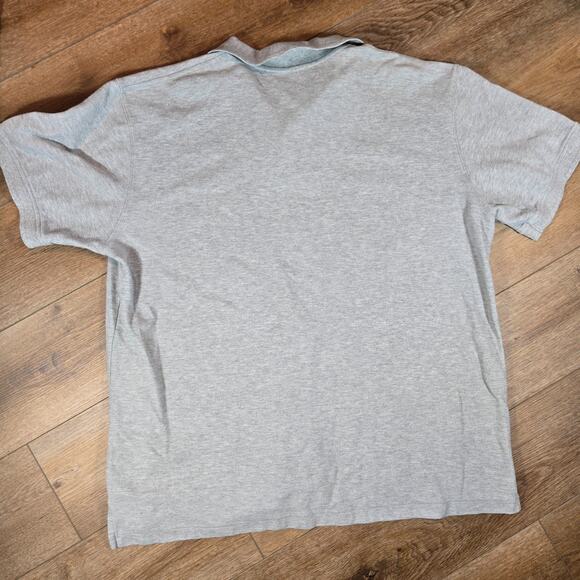 LL Bean Polo Shirt Mens XXL Tall Gray Short Sleeve Traditional Fit Casual Cotton - Picture 6 of 6